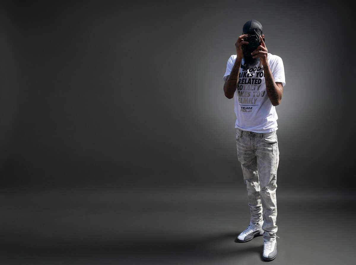 Jayy Klipsz representing the creative direction behind Directed by Klipsz