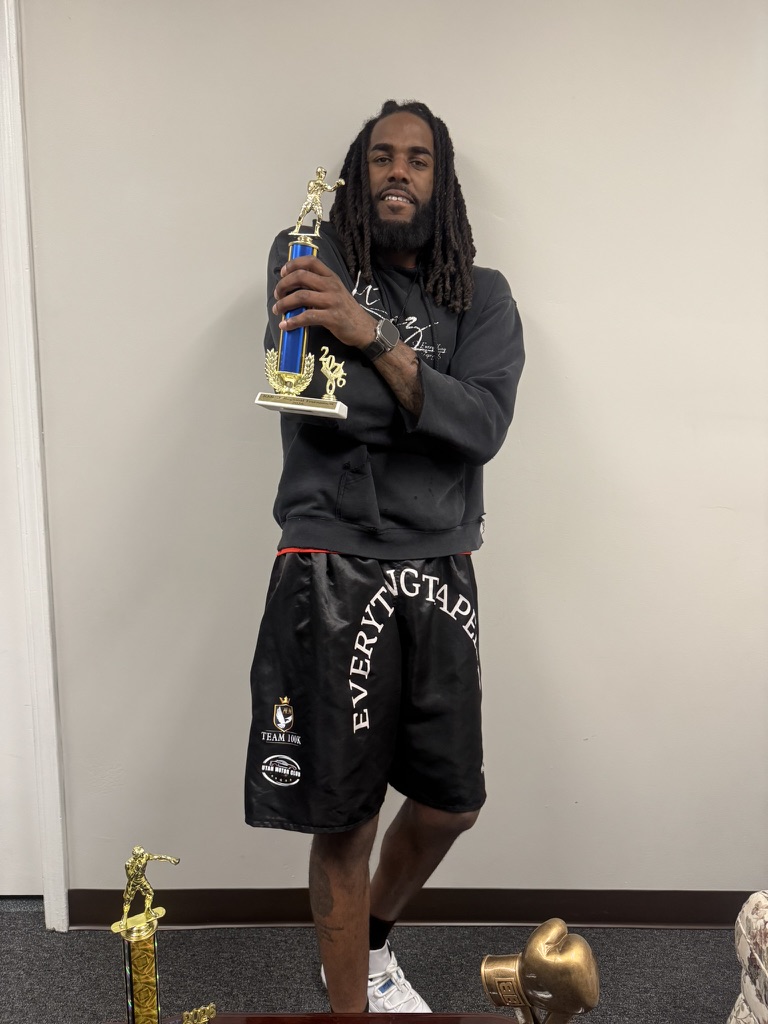 Jayy Klipsz training in the boxing gym